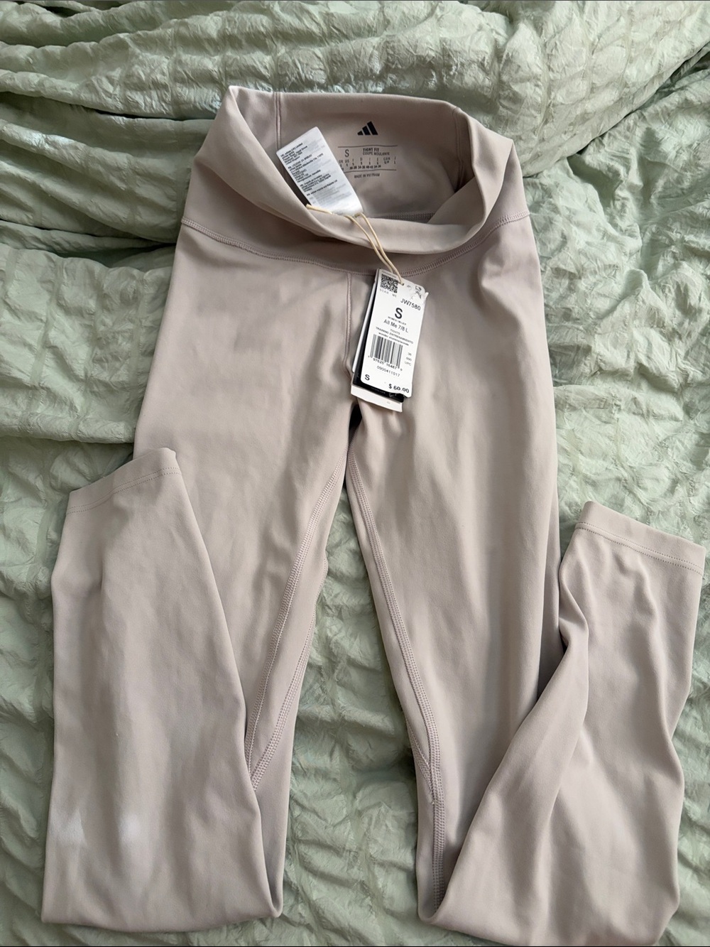 adidas Neutral Beige High-Waist Performance Leggings